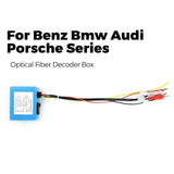 Optical Fiber Decoder Box for Mercedes-Benz and Porsche Audio Car Interior Accessory OEM