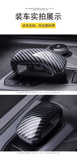 Carbon Fiber Gear Shift Knob Sticker for Zeekr 001 2024 - Protective, Decorative Cover Car Gear Shift Knob Sticker OEM