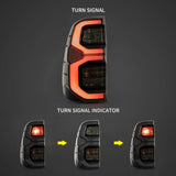 LED Tail Lights Smoked for Toyota Hilux 2015-2022 LED Ambient Light Vland