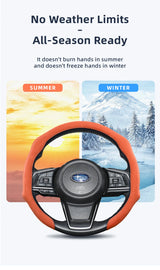 Steering Wheel Cover Suede for Subaru Outback Forester