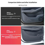 For Geely EX5 Galaxy E5 2024 2025 2026 Car Door Kick Pad Anti Scratch Guard Rear Trunk Protector Leather Interior Accessories