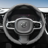 Breathable Wave Leather Steering Cover for Volvo