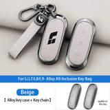 Car Key Case For Li Lixiang L7 L8 L9 2022 2023 Aluminum Alloy Car Key Case Shell Car Interior Accessory OEM