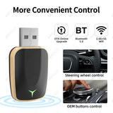 2-in-1 Wireless CarPlay Android Auto Adapter Dongle CarPlay Adapter AKAMATE