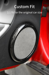 3D Door Speaker Trim Ring Set for Mini Cooper Car Interior Accessory GMUNI