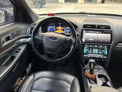 Digital Instrument Cluster Dashboard for Ford Explorer 2011–2019 Android Head Unit Aotsr Two Screens 6G 128GB Eight Core