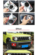 Exterior Fog Light Trim for Suzuki Jimny 2019+ Car Interior Accessory HEBE