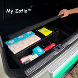 For Xpeng G6 2024 2025 2026 Car Rear Trunk Lower Storage Box ABS Waterproof Trunk Organizer Tray Interior Stowing Accessories