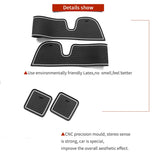Car Gate Slot Mat for Mitsubishi Outlander 2023 Anti-Slip Door Groove Cup Pad Non-Slip Coaster Interior Accessories