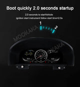 Virtual Cockpit Digital Cluster for Toyota Land Cruiser 2002–2007 Android Head Unit Aotsr