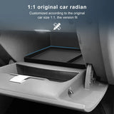 Volkswagen WV Jetta 2020-2025 Stowing Tidying Car Tray Organizer Accessories Black Car Interior Accessory Smabee
