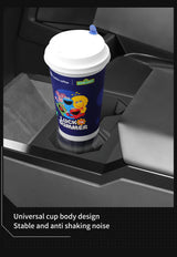 Tesla Cybertruck 2024 Cup Holder Central Control Silicone Drinks Holder Storage Car Interior Accessories Black Grey