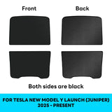 For Tesla New Model Y Launch 2025 Juniper Sunshade Roof Never Sag Nano Ice-Crystal Coatings Heat Insulation Glass Sun Shade