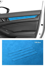 For Honda Accord 10th Gen Facelift & INSPIRE Made of Alcantara Car Interior Door Panels Armrest Cover Protective Trim Accessory