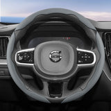 Breathable Faux Leather Steering Wheel Cover for Volvo