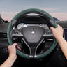 Quick Release Leather Wheel Cover for Maserati Models