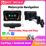 5" GPS Dashboard with TPMS for Motorcycles Universal Android Head Unit EKIY