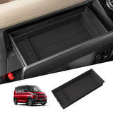 Co-pilot Drawer Storage Box for New Mitsubishi Delica Mini 2025 Silicone Car Tray Organizers Accessories Tidying Black Car In