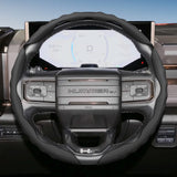 GMC Wave-Shaped Segmented Leather Steering Cover