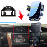 Wireless Fast Charging Screen Mount for Toyota Fortuner 2016–2021 Car Phone Holder CATUSIKI
