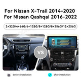 12.3" Android Head Unit for Nissan X-Trail 2014–2020 Android Head Unit Aotsr