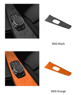 For BMW 3er F30 F31 F35 3GT F34 4e F32 F33 4er F36 Car Multimedia Panel Sticker Anti Scratch Carbon Fiber Interior Accessories