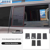 Window Trim Aluminum for Mitsubishi Pajero 2007-2021 Car Interior Accessory HEBE