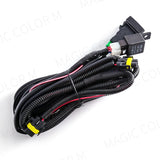 12V Fog Light Wiring Harness Switch Kit with Indicator