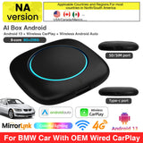 Android 13 AI Box Wireless CarPlay for BMW ID6-ID9