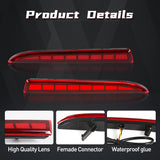 Dynamic Rear Bumper Light for Cadillac XT5 2016 Car Interior Accessory MAGIC COLORM