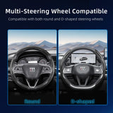 Carbon Fiber Steering Wheel Cover with Quick-Release for Buick Encore GX Car Interior Accessory Hocasen