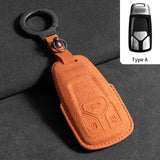 Suede Car Key Case Cover for Audi A6 A4 A7 Q5 A5 A4 B9 Q5 Q7 TT TTS 8S 2016 2017