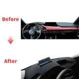 Premium Leather Dashboard Cover Mat for Mazda 3 Axela 2019–2025 Dashboard Mat CATUSIKI