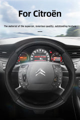Citroen Breathable Carbon Fiber Leather Cover Car Interior Accessory Hocasen