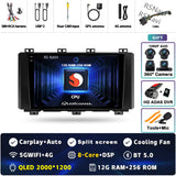 Android 15 2K Multimedia Display for Seat Ateca Cupra