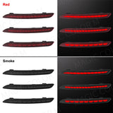 3-in-1 LED Rear Bumper Reflector for Honda Accord 23 LED Ambient Light MAGIC COLORM