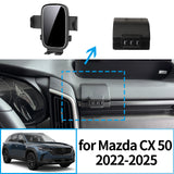 Wireless Fast Charging Phone Mount for Mazda CX-50 2022–2025 Car Phone Holder CATUSIKI