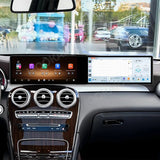 24.6-Inch Passenger Co-Pilot Screen for Mercedes Benz GLC 2015-2021 Android Head Unit Aotsr