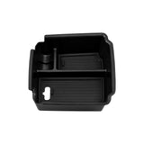 Volkswagen Taos 2022-2026 Central Armrest Storage Box ABS Stowing Tidying Car Tray Organizer Accessories Black