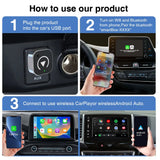 CarPlay Adapter 5Ghz Wireless for OEM Radios CarPlay Adapter AKAMATE