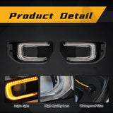 Front Bumper DRL with Turn Signal for Ford Ranger Car Interior Accessory MAGIC COLORM