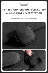 Car Remote Key Case Cover For ZEEKR X 001 7X 001 007 009 Suede Key Bag Cover Shell Protector Keychain Auto Interior Accessories