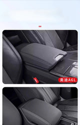 For Audi A6L A4L A5 Q5L A7L Car Central Armrest Box Pad Protection Cover Interior Decoration Accessories Car Interior Accesso