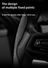 Non-Slip Segmented Suede Wheel Cover