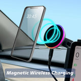 Car Phone Mount Holder 15W Magnetic Wireless Charger Compatible with MagSafe for Tesla Model 3 Y HIGHLAND LAUNCH JUNIPER 2026 RGB