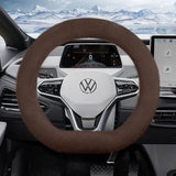 Warm Plush Steering Wheel Cover for Volkswagen Models