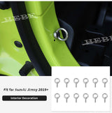 Stainless Steel Screw Cover for Suzuki Jimny 2019-2025 Car Interior Accessory HEBE