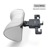 Ergonomic 3-Point Neck Support Pillow With Hook Adjustable Car Seat Headrest for Sleeping, Travel, Pain Relief