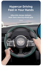Breathable Holes Leather Wheel Cover for Mini