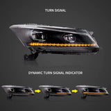 Projector Headlights with LED DRL for Accord 2008-2012 Car Interior Accessory Vland
